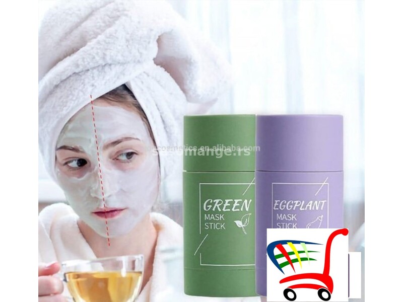 Green mask maska za čišćenje lica od zelenog čaja 2 KOM - Green mask maska za čišćenje lica od ze...
