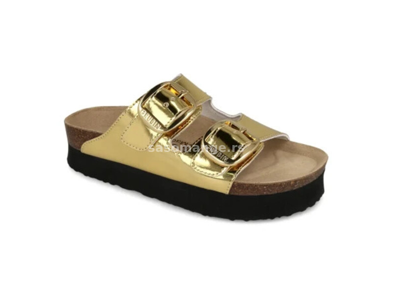 Grubin Castellon 1563600 zlatna ženska papuča - platforma 37 ( A080465 )