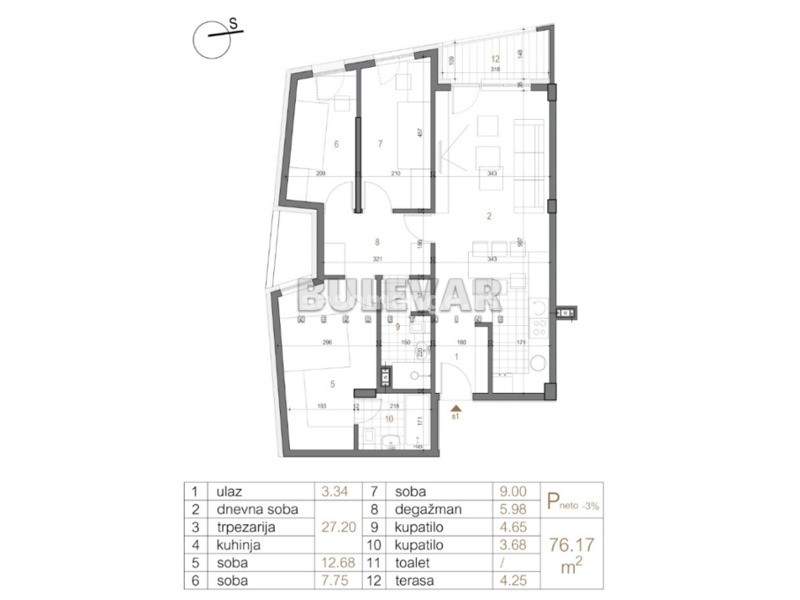 Novogradnja, Čalije, Povraćaj pdv-a, 79 m2