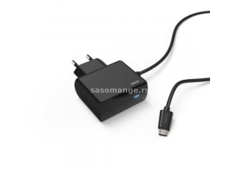 Hama (183247) kućni brzi punjač za telefone micro USB crni