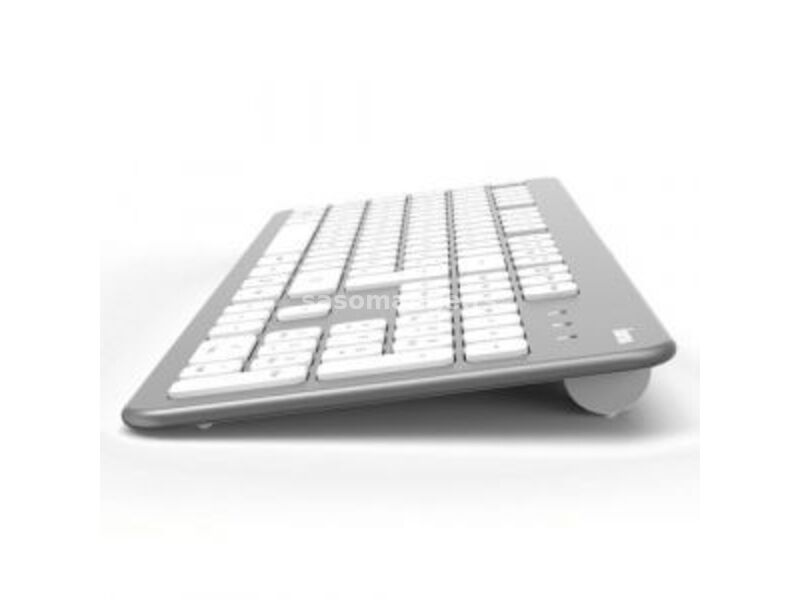 Hama KMW-700 (182676) komplet bežična tastatura +bežični optički miš srebrno beli