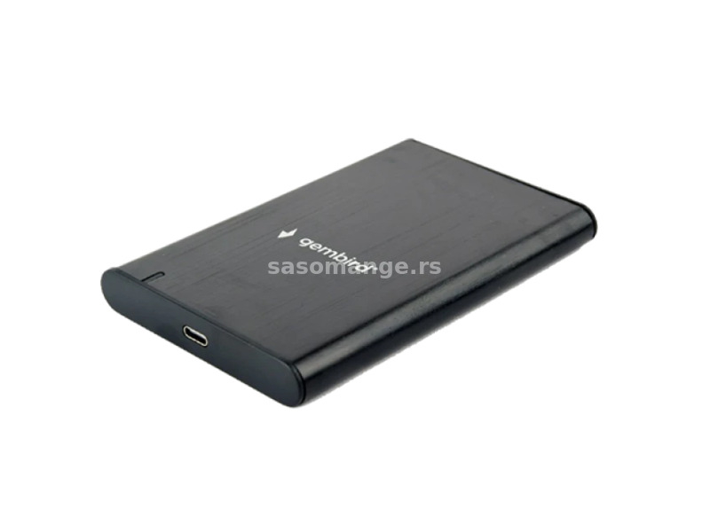 EE2-U3S-6 Gembird USB 3.1 Externo kuciste za 2.5 SATA hard diskove, Type-C, bruseni aluminium,crno A