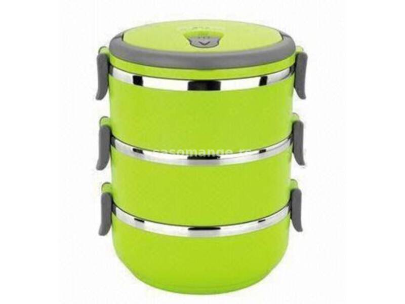 Posuda za hranu iz tri dela - Lunch Box - 2100ml