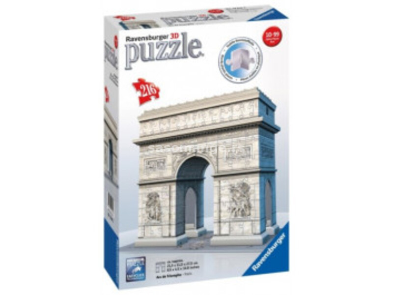 RAVENSBURGER 3D puzzle (slagalice) - triumfalna kapija u parizu RA12514