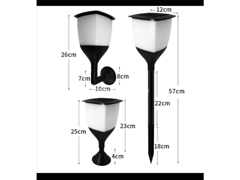 Solarna Lampa u boji Solarna lampa za dvoriste