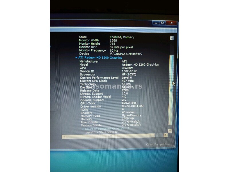 HP Compaq 615 500GB/3GB/15.6