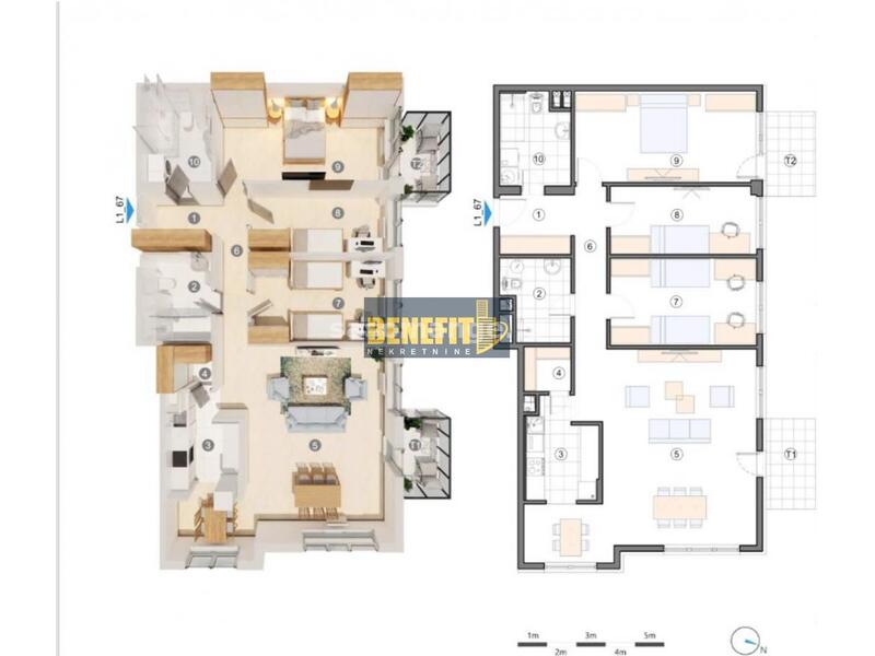 Zemona Nova-prelep 4.0 stan 134.40m2