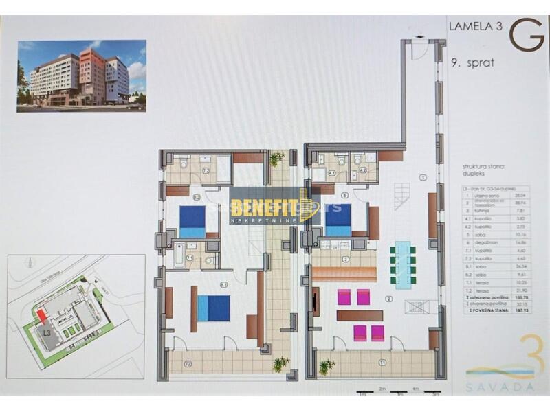 Lux 4.0 dupleks 188m2, Savada 3