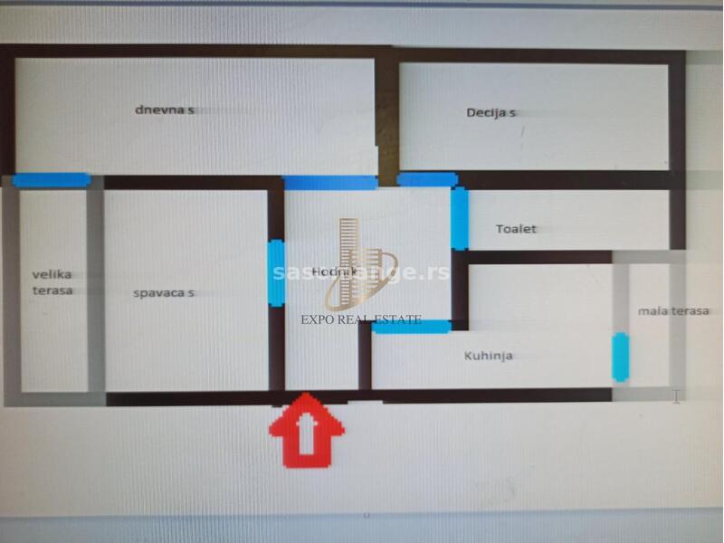 Prodaja 3,0 stana od 78m2 - Banovina - Centar