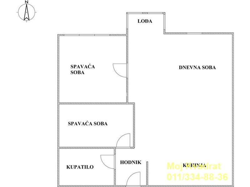 Čukarica, Čukarička padina - Obalskih radnika, 44m2