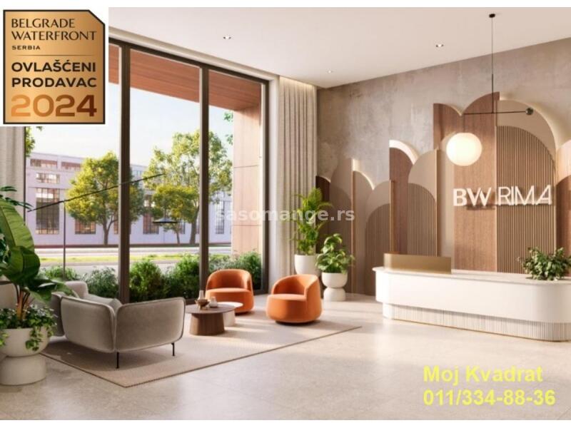 Savski venac, Beograd na vodi BW Rima, 83m2 - NO COMMISSION FOR THE BUYER!