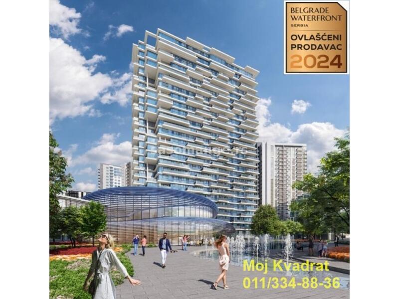 Savski venac, Beograd na vodi - BW Perla, 117m2 - PRESTIŽNA LOKACIJA - BEZ PROVIZIJE ZA KUPCE!