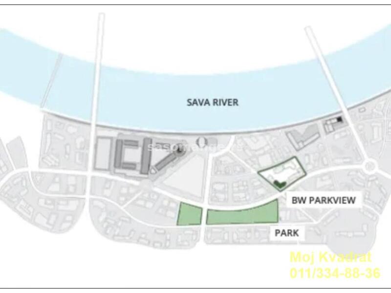 Savski venac, Beograd na vodi (Parkview) - Bulevar Vudroa Vilsona, 83m2
