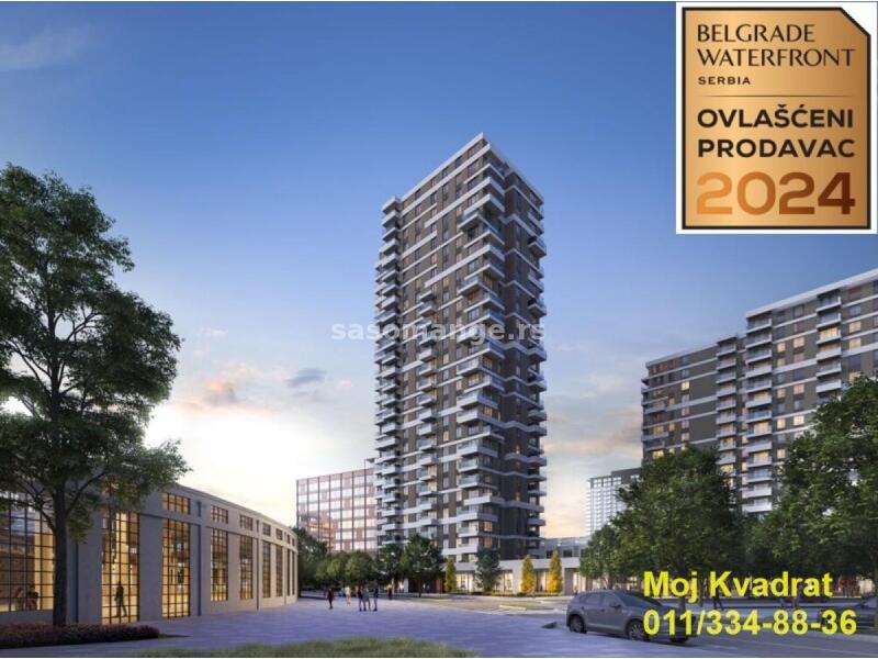 Savski venac, Beograd na vodi BW Rima, 83m2 - NO COMMISSION FOR THE BUYER!