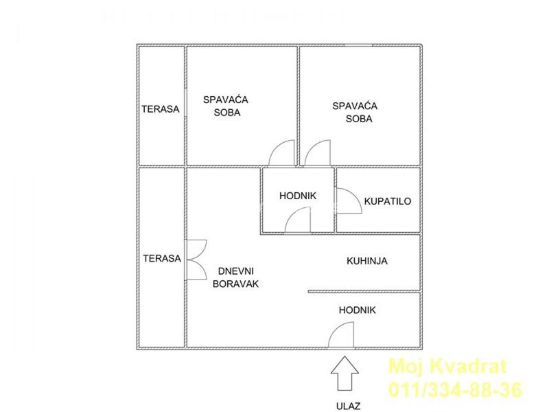 Grocka, Kaluđerica - Bore Stankovića, 69m2