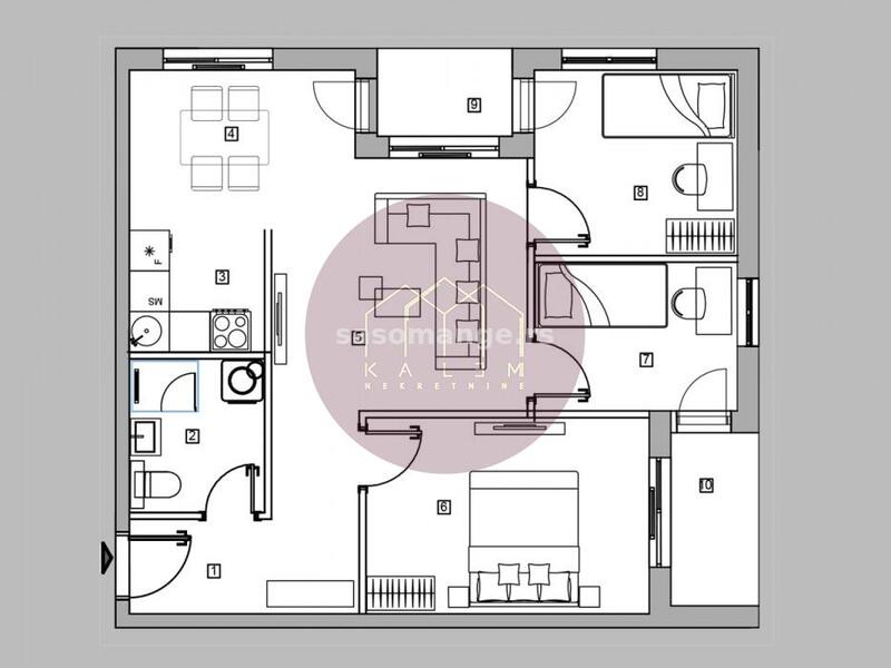 Zvezdara, Mirijevo, Aleksandra Bugarskog - kompleks Mirijevski vrtovi, 68m2, 128.147e