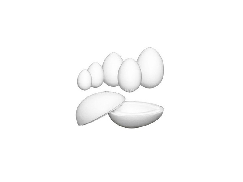 Jaje od stiropora dvodelno 15.5 cm (kreativni dodaci od)