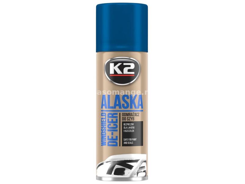 Sprej za odmrzavanje stakla -70°C K2 Alaska - 250ml