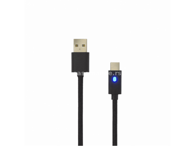 Kabl USB-USB C 3m sa indikatorom napunjenosti SBox 1080