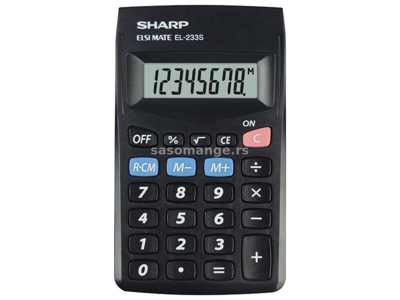Kalkulator džepni 8mesta Sharp EL-233SB-BK crni