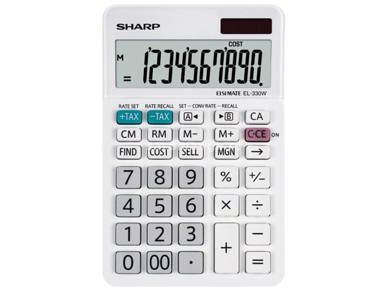 Kalkulator komercijalni 10mesta Sharp EL-330W beli