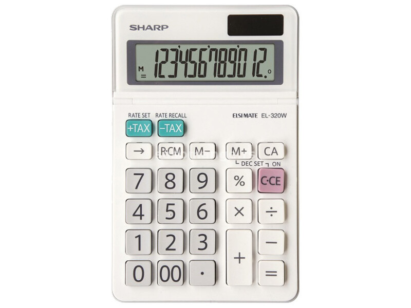 Kalkulator komercijalni 12mesta Sharp EL-320W beli blister