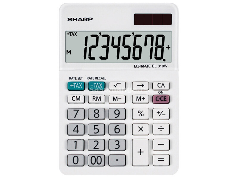 Kalkulator komercijalni 8mesta Sharp EL-310W beli blister