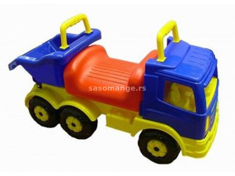 Kamion guralica za decu - crveno-plavi - 68x25x32cm ( 016614 )
