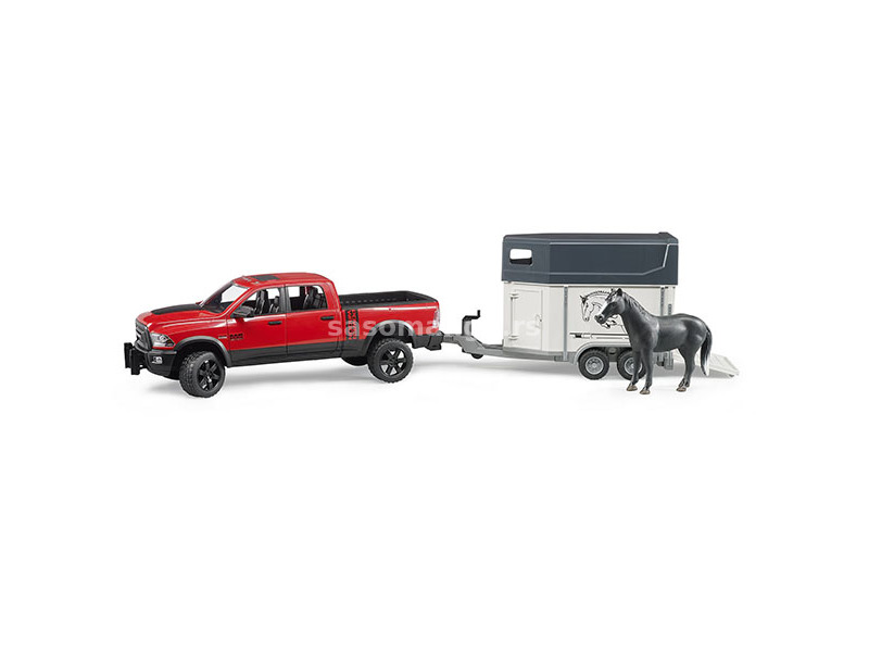 Kamionet sa prikolicom za konje i figurom 025014