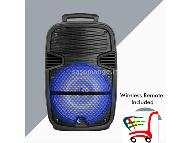 karaoke zvučnik sa bežičnim mikrofonom KTS 1719 - 15 - karaoke zvučnik sa bežičnim mikrofonom KT...