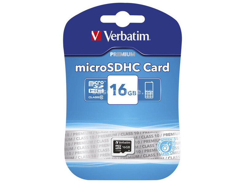 Kartica memorijska micro SDHC 16GB (class 10) Verbatim 44010 blister