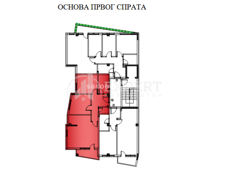 Novogradnja na Crvenom pevcu, 2.5, 66 m2, povrat PDV-a