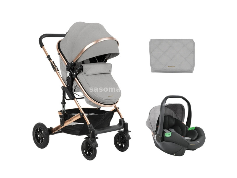 Kolica Amaia Ligh.Grey premium set 2u1 sa autosedistem I-Size