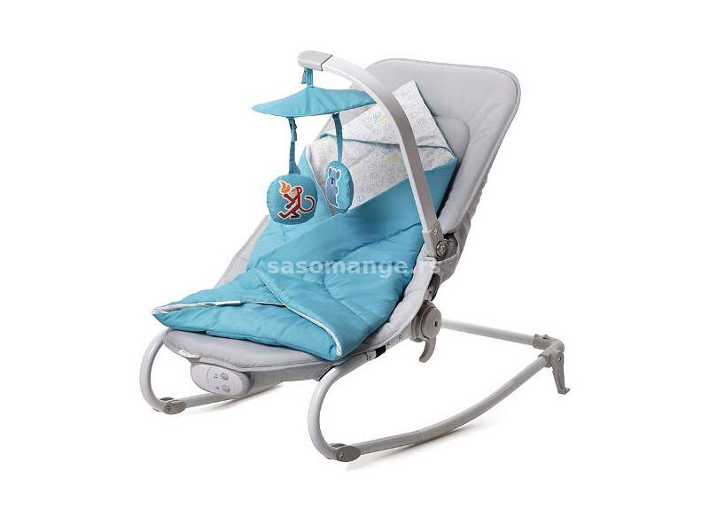 Kinderkraft Stolica za ljuljanje za bebe Felio Blue KKBFELILIBL000