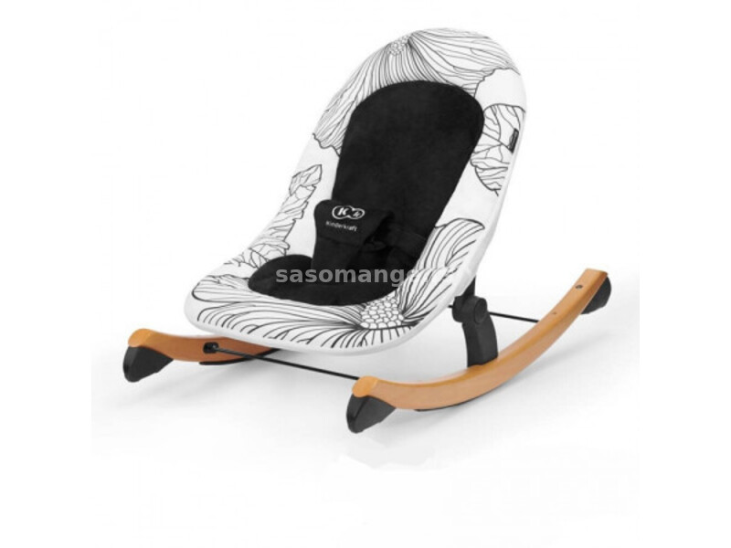 Kinderkraft stolica za ljuljanje finio black/white ( KKBFINOBLK0000 )