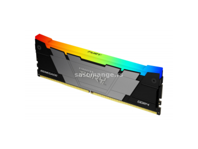 Kingston DDR4 16GB (2x8GB kit) 4600MT/s Fury Renegade RGB Black XMP (KF446C19RB2AK2/16) memorija...