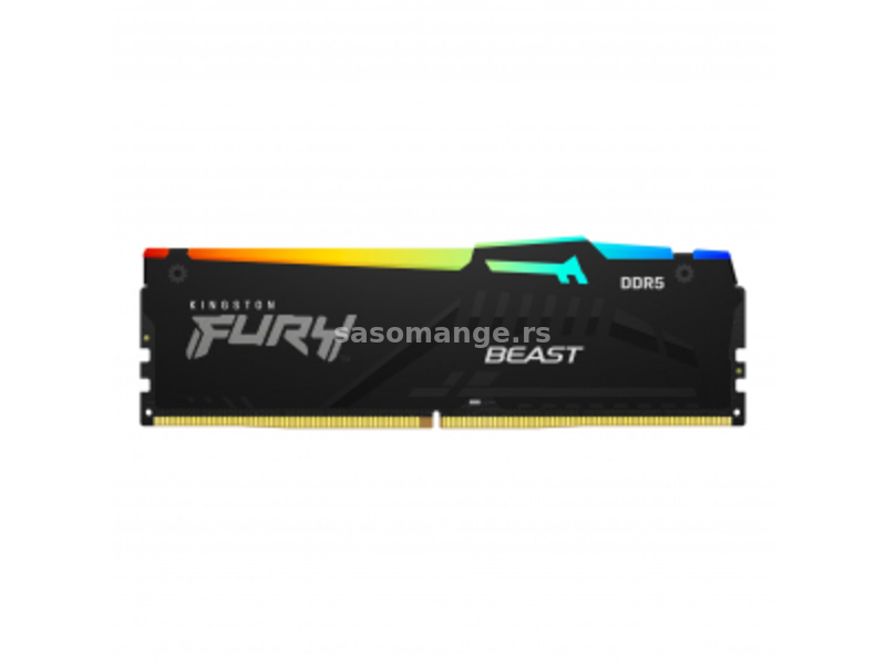 Kingston DDR5 16GB 6000MHz FURY Beast RGB (KF560C36BBEA-16) memorija za desktop