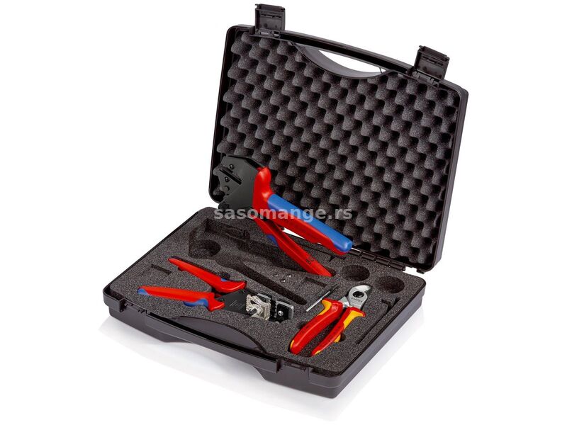 Knipex 3-delni set alata za fotovoltaiku 1,5 / 2,5 / 4,0 / 6,0 mm (97 91 01)
