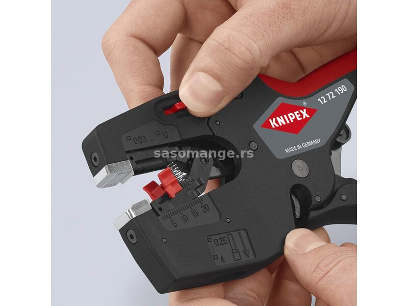 Knipex automatska klešta za skidanje izolacije NexStrip 0,03-10mm (12 72 190)