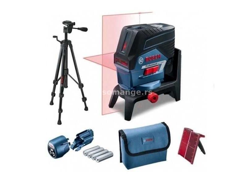 BOSCH Kombinovani laser GCL 2-50 C + RM 2 + stativ BT 150 (u torbi)