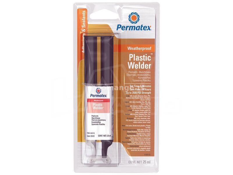 PERMATEX Lepak dvokomponentni za plastiku 5 min. - 25 ml