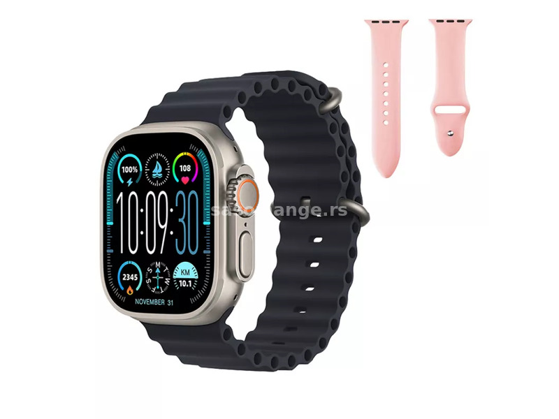 Kronos 4 Smart Watch Black/Pink