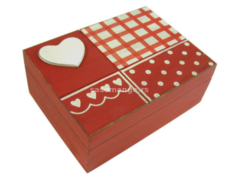 Kutija za nakit crvena 16x12cm ( 20461 )