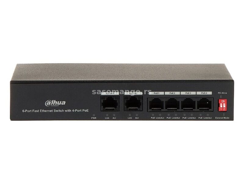 DAHUA PFS3006-4ET-36 6-Port Fast Ethernet Switch with 4-Port PoE