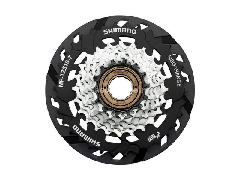 LANČANIK SHIMANO TOURNEY MFTZ5107CP 7SPEED 14161820222434T W/SPOKE PROTECTOR INDPACK EMFTZ5107434...