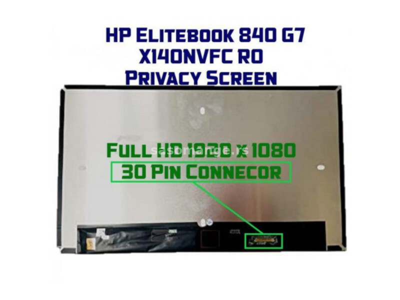 LED Ekran za laptop 14 slim 30pin FULL HD IPS kraci bez kacenja RAVAN 400nits ( 110827 )