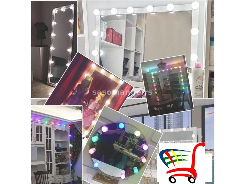 LED sijalice za ogledalo/RGB &amp; white/10 pcs - LED sijalice za ogledalo/RGB &amp; white/10 pcs