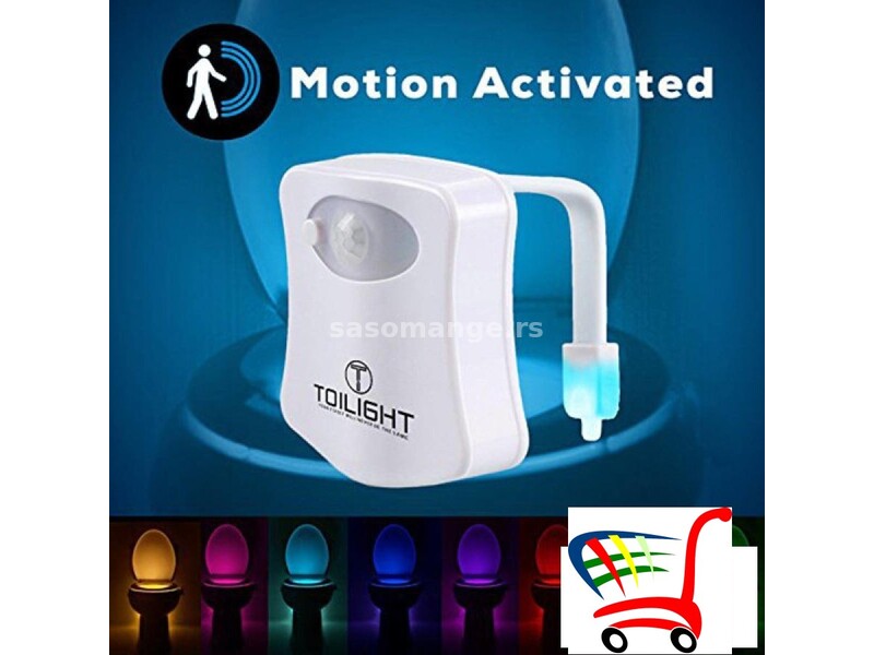 Led svetlo za WC šolju 8 boja i senzor pokreta - Led svetlo za WC šolju 8 boja i senzor pokreta