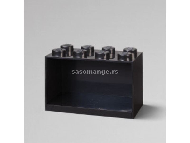 LEGO polica u obliku kocke (8), crna