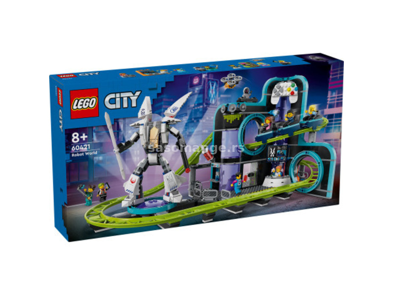 Lego 60421 Rolerkoster-park iz Sveta robota ( 60421 )